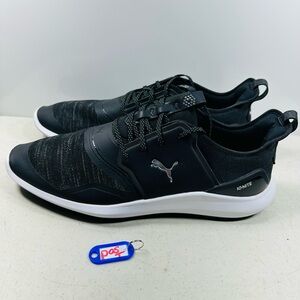 Puma Ignite NXT Lace Men's US Size 14 M Golf Shoes Black White Gray